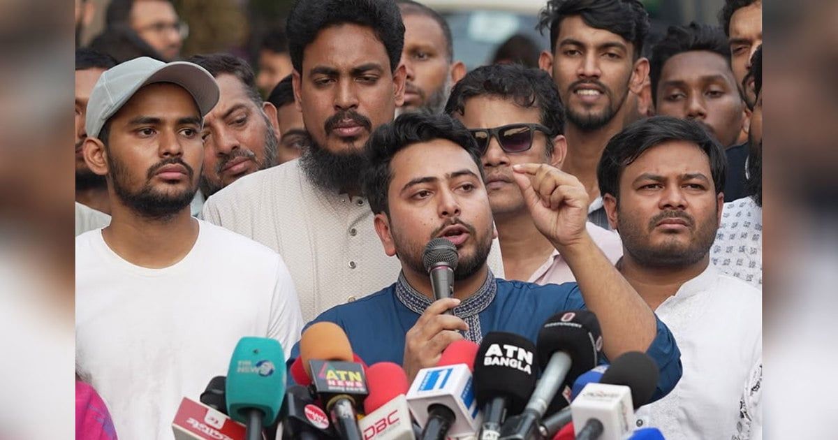 ভারতের সঙ্গে গোপন আঁতাত করছে সরকার: নাহিদ ইসলাম